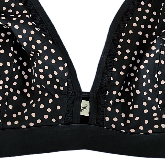 All You Lively Polka Dot Mesh Bralette Size 3 - Picture 4 of 9
